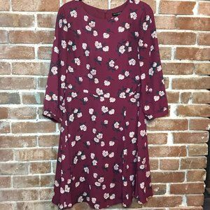 Banana Republic Plum Floral Dress